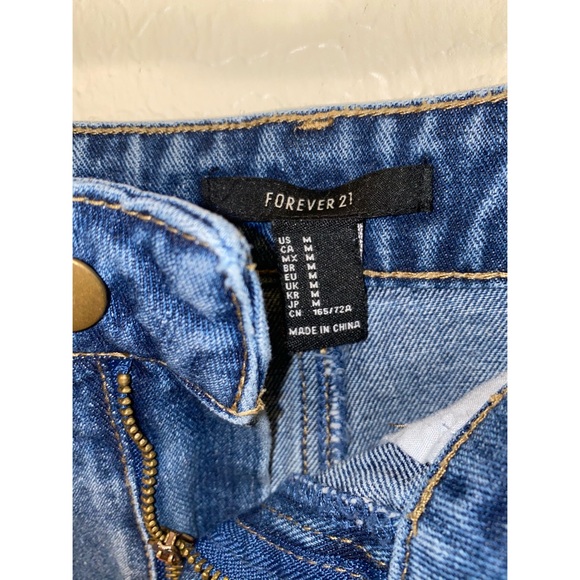 Denim skirt (frayed) - Picture 4 of 6